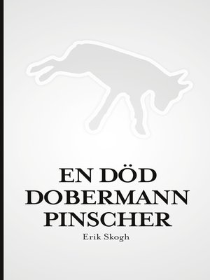 cover image of En död dobermannpinscher